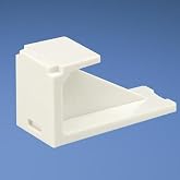 Panduit CMBWH-X Mini-Com Blank Module, 1-Port, White, Pack of 10 | Fits Mini-Com Patch Panels, Faceplates, Surface mount Boxes, ABS, RoHS compliant, Fills Unused Ports, Dust Protection
