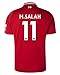 Rhinox Liverpool Salah #11 Youth Soccer Jersey Home/Away Short Sleeve Kit Shorts Kids Gift Set
