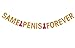 Yosmi Same Pines Forever Banner&Penis Lip Banner For Girly night Hen night Hen party Bridal Bachelorette/Bachelor Party Decorations(Gold Glitter Rose Red)