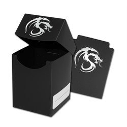 1 BCW Deck Box / Case - Black - Holds 100 Cards