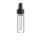 1 Dram CLEAR Glass Vial - Dropper - Pack of 12
