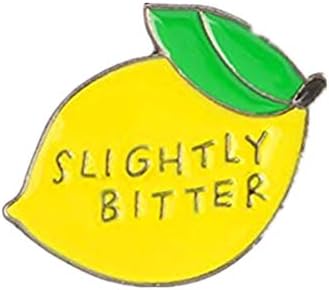 Brooches Cute Slightly Bitter Lemon Enamel Brooch Pin Backpack Hat Bag Accessory Badge