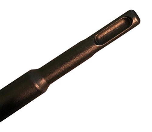 SDS Plus 9" long 3" Wide CURVED Tile Grout Thinset Removal Chisel Bit (9 in x 3 inch) - Thumbnail 5
