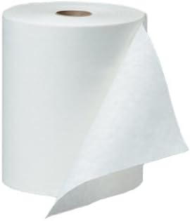 WAXIE 3600 Clean & Soft Universal Roll Towel, White, 600' Per Roll, 600' X 8" (Case of 12)