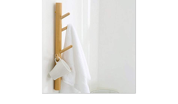 Perchero De Árbol De Madera Maciza Ramita De Pared Gancho ...