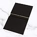 Matte Black Double Sided Empty Magnetic Palette with Mirror; Holds 70 Standard Sized Eyeshadows