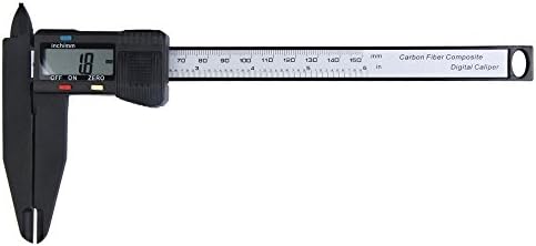 XH® 150mm Digital Vernier Caliper LCD Display Carbon Fiber Composite