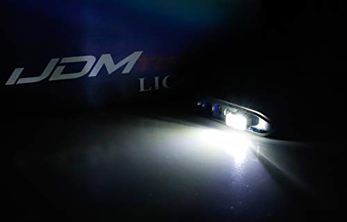 iJDMTOY (1) Xenon White USB Plug-in Miniature/Nano LED Car Interior Ambient Accent Lighting Kit