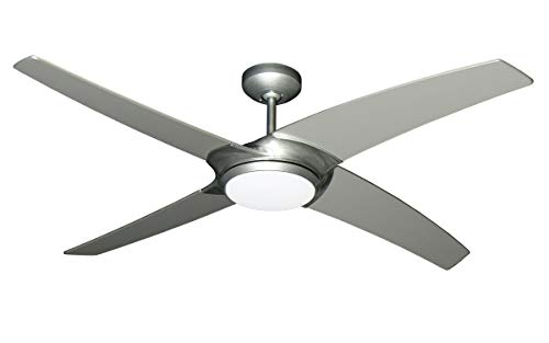 Troposair Starfire 56 Brushed Nickel Bn 1 Ceiling Fan With Led