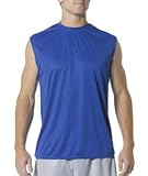 A4 Men's Cooling Performance Muscle, Royal, 3X-Large