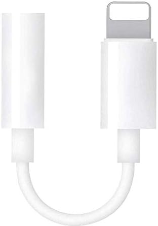 (Apple MFi Certified) Headphone Adapter for iPhone X, Lightning to 3.5mm Headphone Stereo Aux Audio Compatible for iPhone 11/11 Pro/XR/XS/X 10 8 7 6/iPad/iPod, Support Music Control & Calling Function