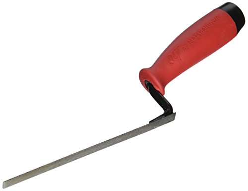 QLT By MARSHALLTOWN Tuck Pointers, Soft Grip Handle, 6 x 3/8 Inch, Mortar Repair, Masonry, TPSG38