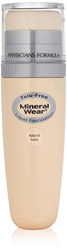 Physicians Formula Mineral Wear Talc-Free Mineral Liquid Foundation, Natural Ivory, 1 Ounce