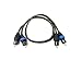 Sky High Car Audio 2 Channel Twisted 3 ft RCA Cables Coated 3' OFC