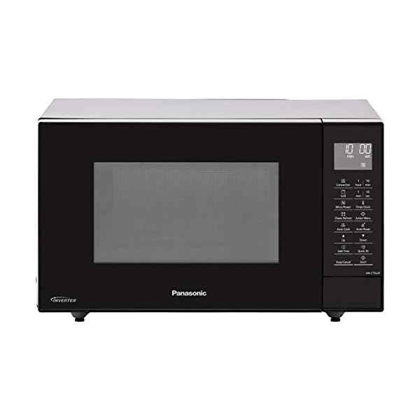 Panasonic-PA0056-NN-CT56JBBPQ-Slimline-Combination-Microwave-Oven-Black-1810-Steel Panasonic PA0056 NN-CT56JBBPQ Slimline Combination Microwave Oven, Black, 18/10 Steel, 1300 W, 27 liters
