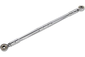 POWER JAMES Chrome Shift Linkage Rod, Compatible with Harley Davidson 86-2025 Softail FL, Breakout and Touring FLHX, FLHR, FL