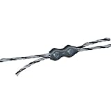 Powerfields R-46-C4 4-Pack Polywire Two Post Splice Clamp, 3mm