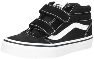 Ward Mid V, Zapatillas para Unisex niños, (Suede/Canvas) black/white, 38 EU