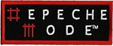 Depeche Mode - Logo Black, White And Red - Iron On Or Sew On Patch