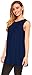 Red Hanger Womens Sleeveless Tunics - Women Flowy Tunic Tank Tops for Leggings (Navy-XL)