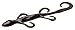 Zoom Bait 6-Inch Lizard Bait-Pack of 9 (Black Red Glitter)