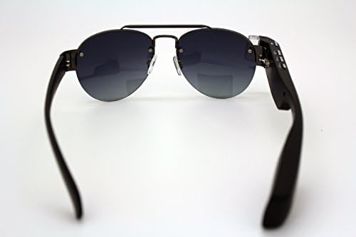 DigiOptix Smart Glasses 16GB with Sunglasses Frame (Polarized lense) Camera Video Spy Glasses Hand gesture control