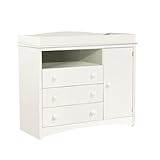 South Shore Peekaboo Changing Table in Pure White