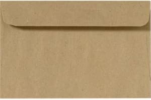 9 x 12 Booklet Envelopes - 100% Recycled - Grocery Bag Brown (50 Qty.) by LUXPaper