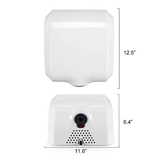 image for ARKSEN Electric Hand Dryer 100m/s, Commercial Bathroom and Kitchen, Br
