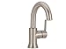 Delta Faucet Trinsic Single Hole Bathroom Faucet Brushed Nickel, Single Handle Bathroom Faucet, Diamond Seal Technology, Drain Assembly, Stainless 559HA-SS-DST