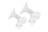 Bellema Breastshield with Valve and Membrane (24/27mm) for Melon Comfort Breast Pump, 1 Pair. Compatible Interchangeable with Medela Pump In Style Pump.