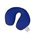 Baby Neck Pillow by Baby BD - Travel Pillow for Babies - Girl and Boy Colorful Soft Cushion - 0-6 Months Old Travel Accessory - Infant Car Seat Pillow - Premium Head Support (BLUE)