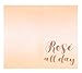 Rosé Party Decorations, Pink Napkins (Rose Gold Foil, 5 x 5 In, 50 Pack)