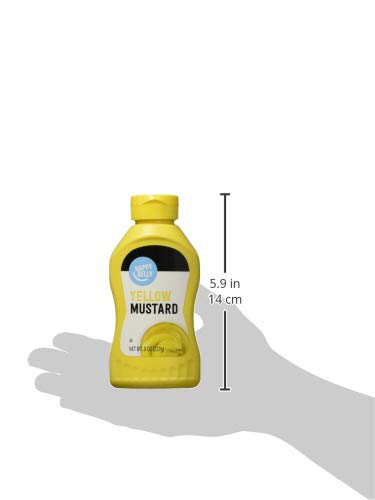 AMAZON GROCERY, YELLOW MUSTARD, KOSHER, 8 OZ (PREVIOUSLY HAPPY BELLY, PACKAGING MAY VARY)