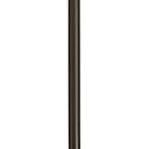 Accessory - .50 Inch Diameter Extension Rod-12 Inch Down Rod Length-Oil Rubbed Bronze Finish