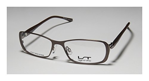 LTLightec 7038l Mens/Womens Designer Full-Rim Spring Hinges Stainless Steel Light Weight Eyeglasses/Eye Glasses
