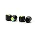 HYFML Zinc Alloy Black Tire Valve Cap for Volvo A Set of Four pcs