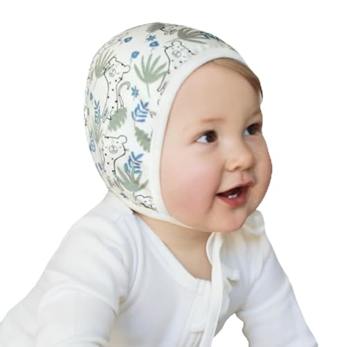 KLUSHA Bamboo and Cotton Double Sided Baby Beanie for Newborns Hospital Hat Reversible Breathable All Seasons Bonnet