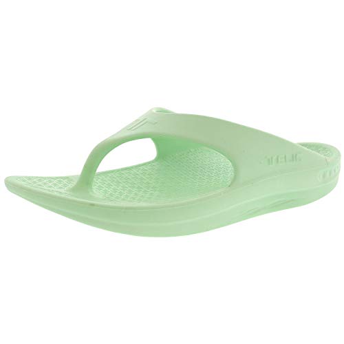 Telic Energy Flip Flop - Comfort Sandals for Men and Women, Cool Mint, Women's 11 / Men's 10 - Thumbnail 6