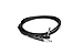 Hosa CSS-110R 1/4 Inch TRS to Right-angle 1/4 Inch TRS Balanced Interconnect Cable, 10 Feet