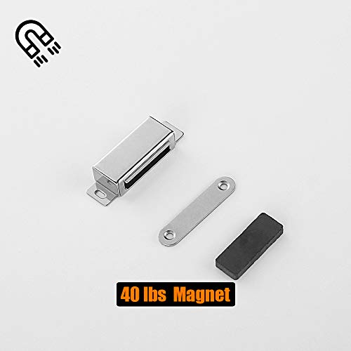 JQK Door Catch, Stainless Steel Closet Catches