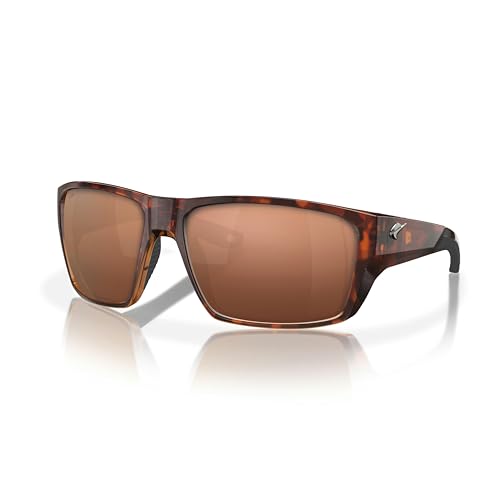 Fin Nor Bouncer Fishing Sunglasses, Matte Sienna Tort Frame, Copper Glass Lens,…