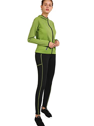 Active Wear Sets for Women -Workout Clothes Gym Wear TracksuitsYoga Jogging Track Outfit Legging Jacket 2 Pieces Set