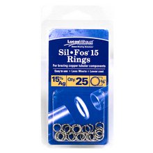 Sil-Fos-15 Solder Brazing Rings 3/8