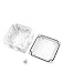 White ABS IP65 Waterproof Enclosure Square Junction Box 100x100x70mm