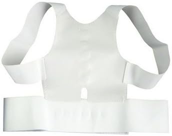 Correct slouching, hunchback posture, and shoulder slump with Unisex Brace that Fits Men's S/M and Women's S/M/L