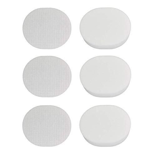 CuLety 3 Foam Filters + HEPA Replacement Vacuum Filter for Shark Navigator Professional Upright Vacuum NV70, NV80, NVC80C, UV420 Shark Rotator Professional XL Capacity NV90 Fit Parts XFF80 XHF80