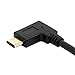 JSER 90 Degree Right Angled USB-C USB 3.1 Type C Male to Female Extension Data Cable for Macbook Tablet 20cm JSER