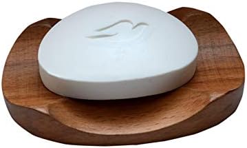 Indiswan Classic Handmade Wooden Soap Saver Dish Tray Holder for Bathroom and Kitchen (Made in India)