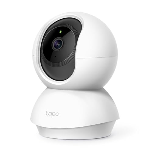 TP-Link C200 360°-WLAN-Überwachungskamera für den Innenbereich, FHD 1080P, Nachtsicht, Bewegungserkennung, Zwei-Wege-Audio, kompatibel mit Alexa und Google Assistant, für Babys/Haustiere